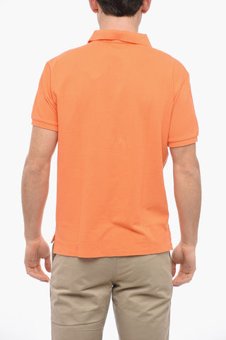 Polo Slim Fit in Cotone Bouclè