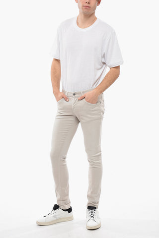 GEORGE Skinny Pants with Embroidery