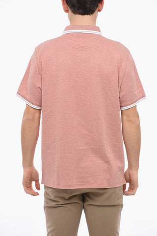 3 Button Polo with Contrasting Edges