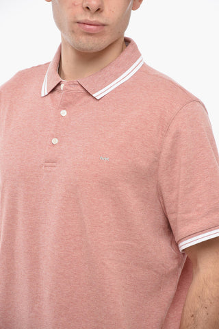 3 Button Polo with Contrasting Edges
