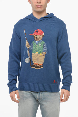 Knitted Cotton POLO BEAR Hoodie