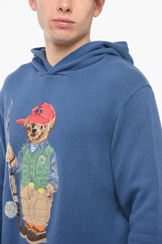 Knitted Cotton POLO BEAR Hoodie