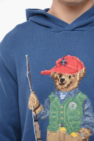 Knitted Cotton POLO BEAR Hoodie