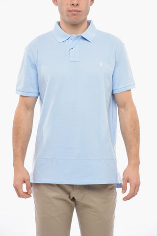 Polo Slim Fit in Cotone Bouclè