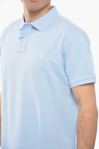 Polo Slim Fit in Cotone Bouclè