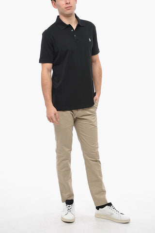 Embroidered Logo Slim Fit Polo