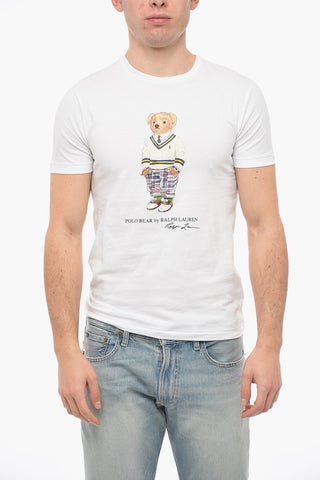 Cotton Slim Fit POLO BEAR T-Shirt with Print
