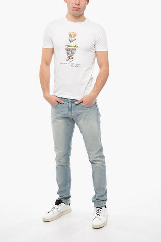 Cotton Slim Fit POLO BEAR T-Shirt with Print