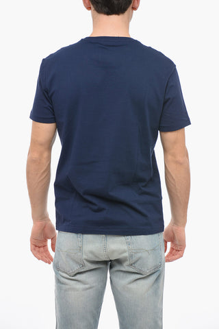 Crew Neck Slim Fit T-Shirt with Printed Logo