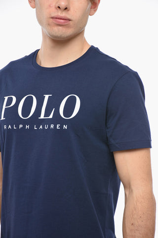 Crew Neck Slim Fit T-Shirt with Printed Logo