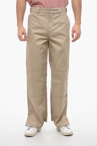 Cotton Blend REVERSED WAISTBAND Pants