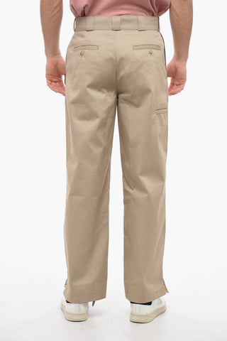 Cotton Blend REVERSED WAISTBAND Pants