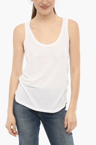 Solid Color Cotton Tank Top