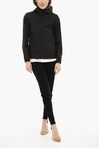 Rip Stop Check Jacket with Hood