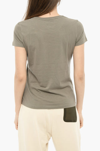 T-shirt Girocollo a Tinta Unita