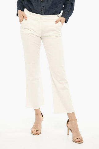 Frayed-Hem Light Wash Jeans 22,5cm