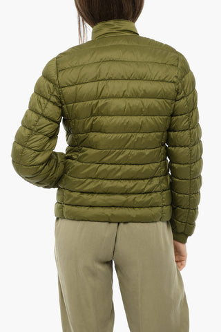 Solid Color MAYFLOWER Lightweight Down Jacket with Zipped Closure