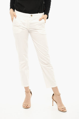 Split Hem NEW YORK Slim Fit Pants