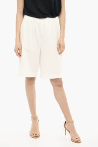Cotton Shorts with Patch
