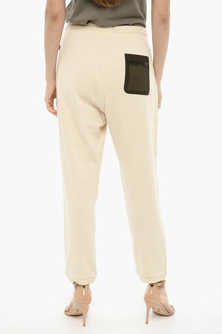Cuffed Hem Cotton Joggers