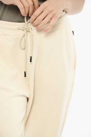 Cuffed Hem Cotton Joggers