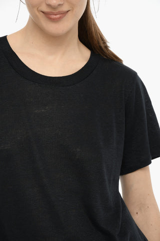 T-shirt Girocollo MIXED In Doppio Tessuto