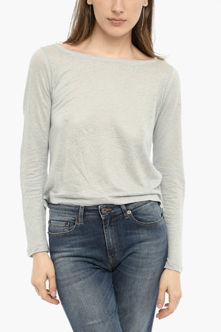 Linen Crew-Neck T-shirt