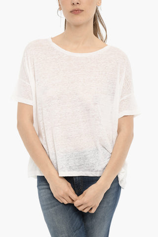 Linen Crew-Neck T-shirt