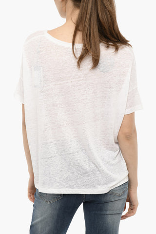 Linen Crew-Neck T-shirt