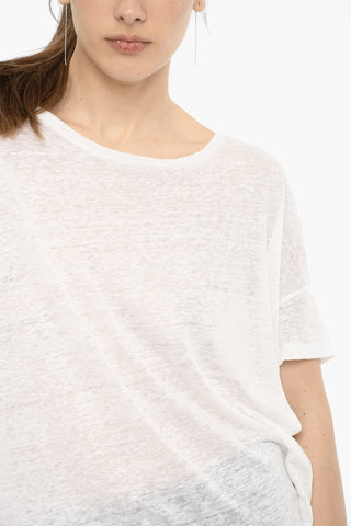 Linen Crew-Neck T-shirt