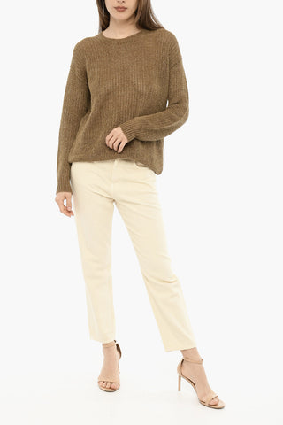 Linen Crew-Neck Sweater