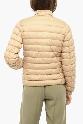 Solid Color MAYFLOWER Lightweight Down Jacket with Zipped Closure