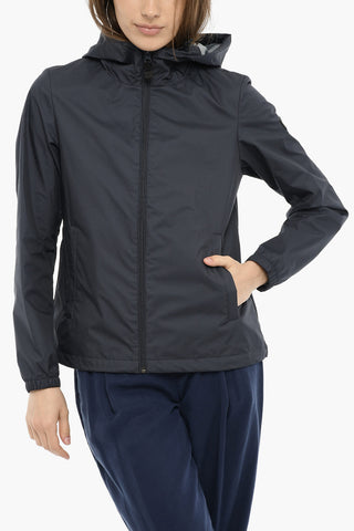 Rip Stop Check Jacket with Hood