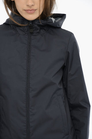 Rip Stop Check Jacket with Hood