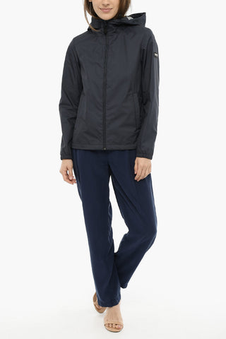 Rip Stop Check Jacket with Hood