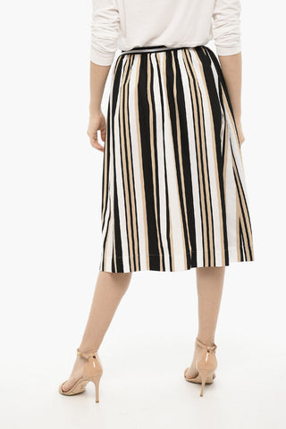 Longuette SCULLY a Righe Pencil Svasata 