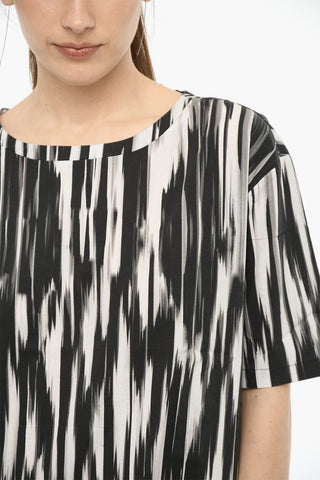 Bluse aus Popeline mit Verlaufseffekt