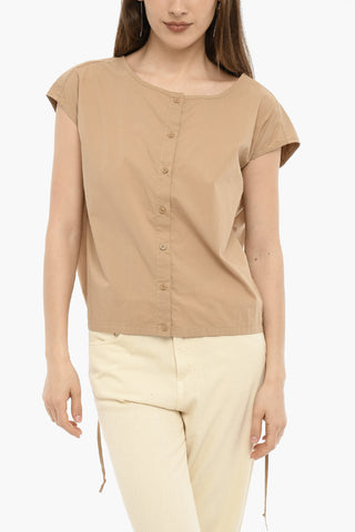 Cotton Popeline Blouse with Laces