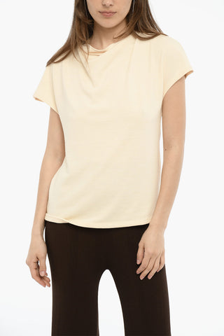 T-Shirt Girocollo in Tinta Unita