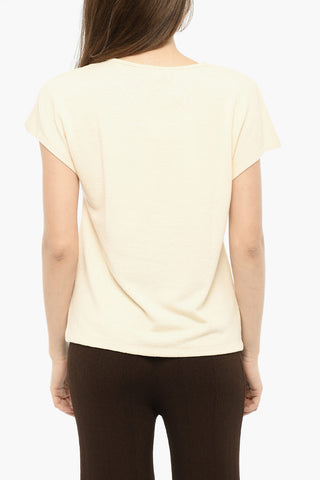 T-Shirt Girocollo in Tinta Unita