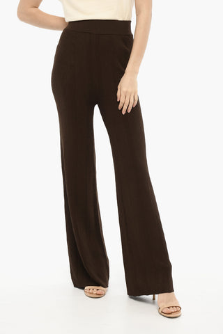 Ribbed SOLAIMA Boot Cut Pants