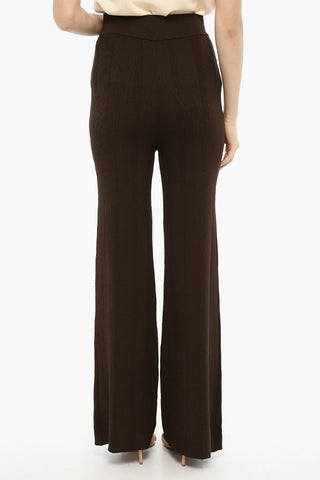 Ribbed SOLAIMA Boot Cut Pants