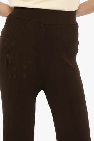 Ribbed SOLAIMA Boot Cut Pants