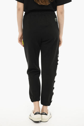 Cotton UNISEX Joggers with Maxi Logo-Print