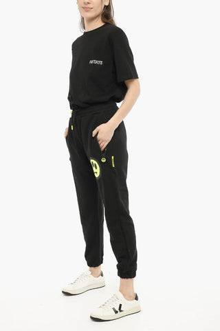 Cotton UNISEX Joggers with Maxi Logo-Print