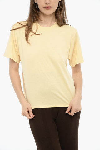 Solid Color TELANTO Crew-Neck T-shirt