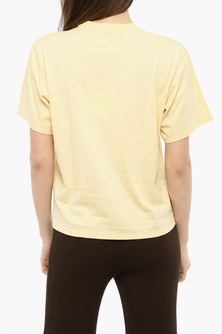 Solid Color TELANTO Crew-Neck T-shirt