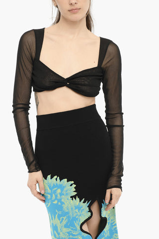 Cropped Sheer KYLIE Top