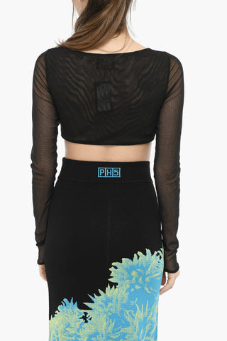 Top Crop KYLIE Trasparente