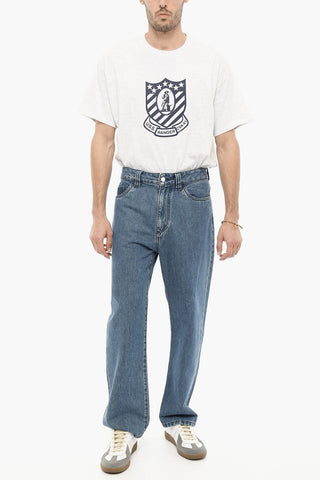 Stone Washed Effect BELLI DENTRO Boyfriend Jeans 22cm